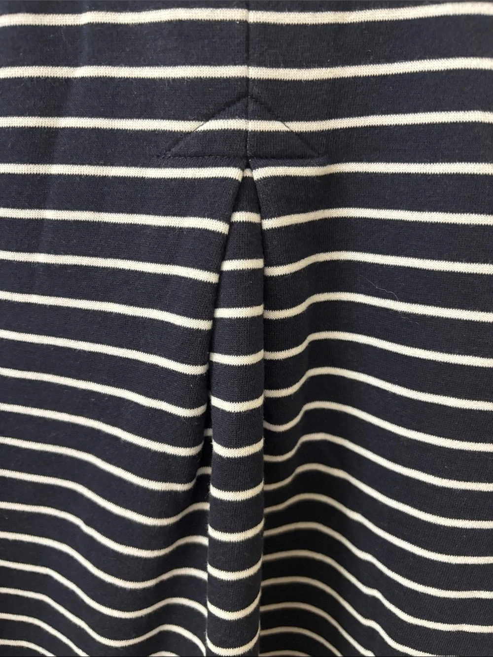 Nautica Navy & White Striped Quarter-Zip Pullover Sweatshirt